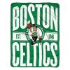 Celtics OFFICIAL NBA Clear out Micro Raschel Throw Blanket; 46" x 60"