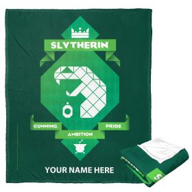 [Personalization Only] Harry Potter - Slytherin Pride (Personalized Silk Touch Throw)