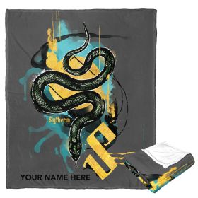 [Personalization Only] Harry Potter - Watercolor Slytherin (Personalization Silk Touch Throw)