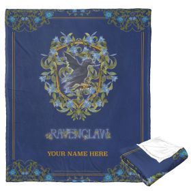 [Personalization Only] Harry Potter - Botanical Ravenclaw, Personalized Silk Touch Throw