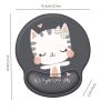 1pc Household Desktop Cute Cartoon Silicone Wristrest Mouse Pad