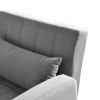 Solid Wood Foliding Chair, Sofa, 39" x 33" x 36", Five adjustable positions, Bed, Lounger, Gray
