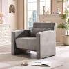 Solid Wood Foliding Chair, Sofa, 39" x 33" x 36", Five adjustable positions, Bed, Lounger, Gray