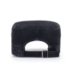 FS Fashion Flat-top Leather-trimmed Vintage Cotton Hat Adjustable