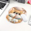 Silicone Wrist Protector Mouse Pad Advertising Mouse Pad 3D Creative Wrist Rest Hand Rest Cartoon Cute Corgi