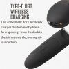 1pc USB Rechargeable Electric Groin Hair Trimmer Ball Trimmer For Men With Replaceable Ceramic Blade Heads; Waterproof Male Hygiene Razor