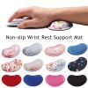 1pc Silicone Wrist Mouse Pad Non-slip Mouse Wrist Pad Office Home Hand Rest Wrist