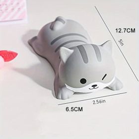 Cute Wrist Rest Support For Mouse Keyboard Computer Desk Ergonomic Office Supplies Slow Rising PU Mouse Pad (Items: Cat)