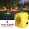 5 Core Outdoor Speakers Bluetooth 2Pcs Wireless Waterproof Patio Garden Speake Rechargeable Solar LED Rock Garden Speaker - GRDNSPK SP BRWN